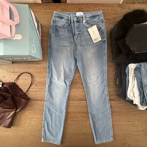 Frame Denim Light Blue Ankle Jeans